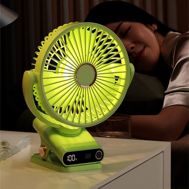 Oscillating Fan Clip - Mini ventilador D0AB con Clip ajustable,