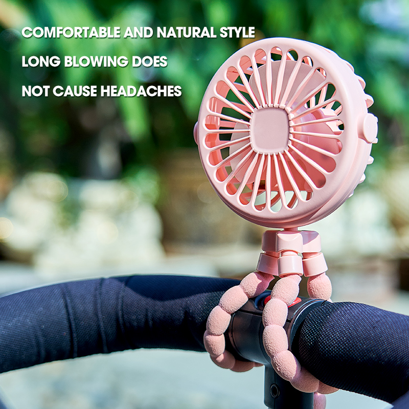 Oscillating Fan Clip - Ventilador Portátil para Cochecito de Bebé