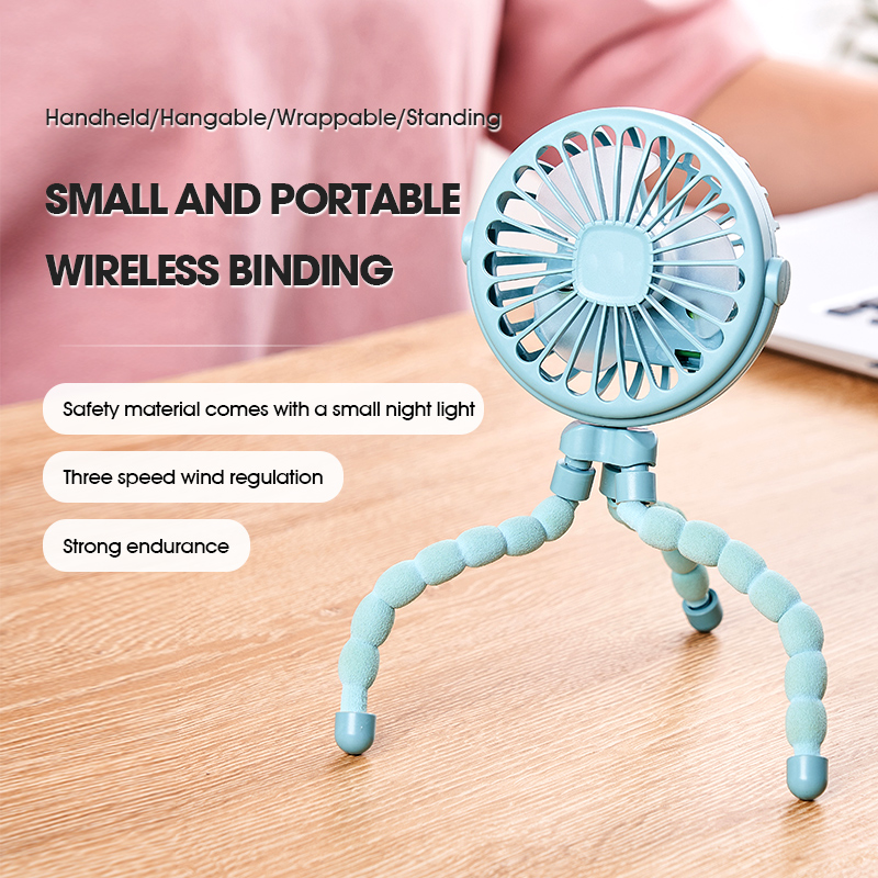 Oscillating Fan Clip - Ventilador Portátil para Cochecito de Bebé