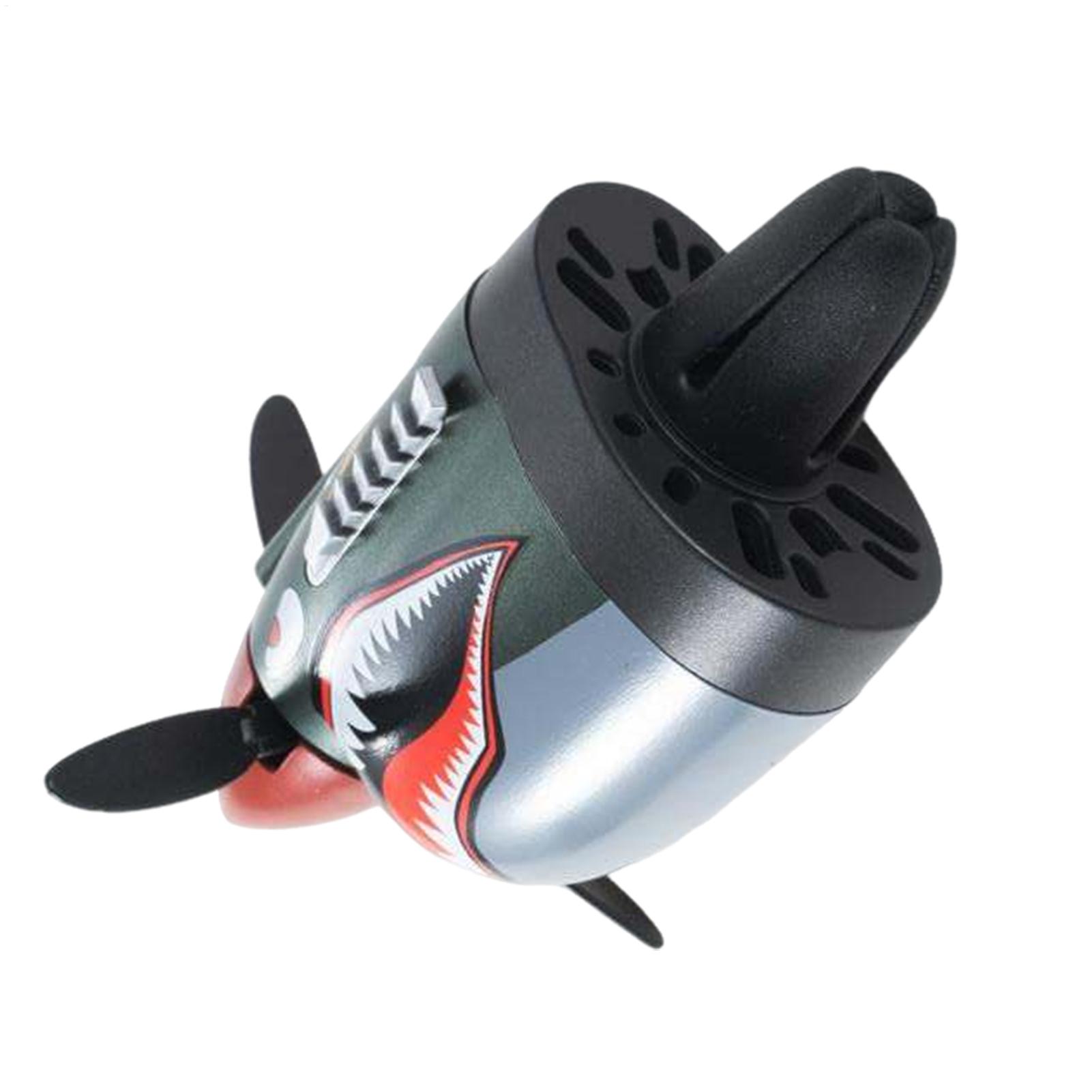 Oscillating Fan Clip - Ambientador para coche con hélice giratoria,