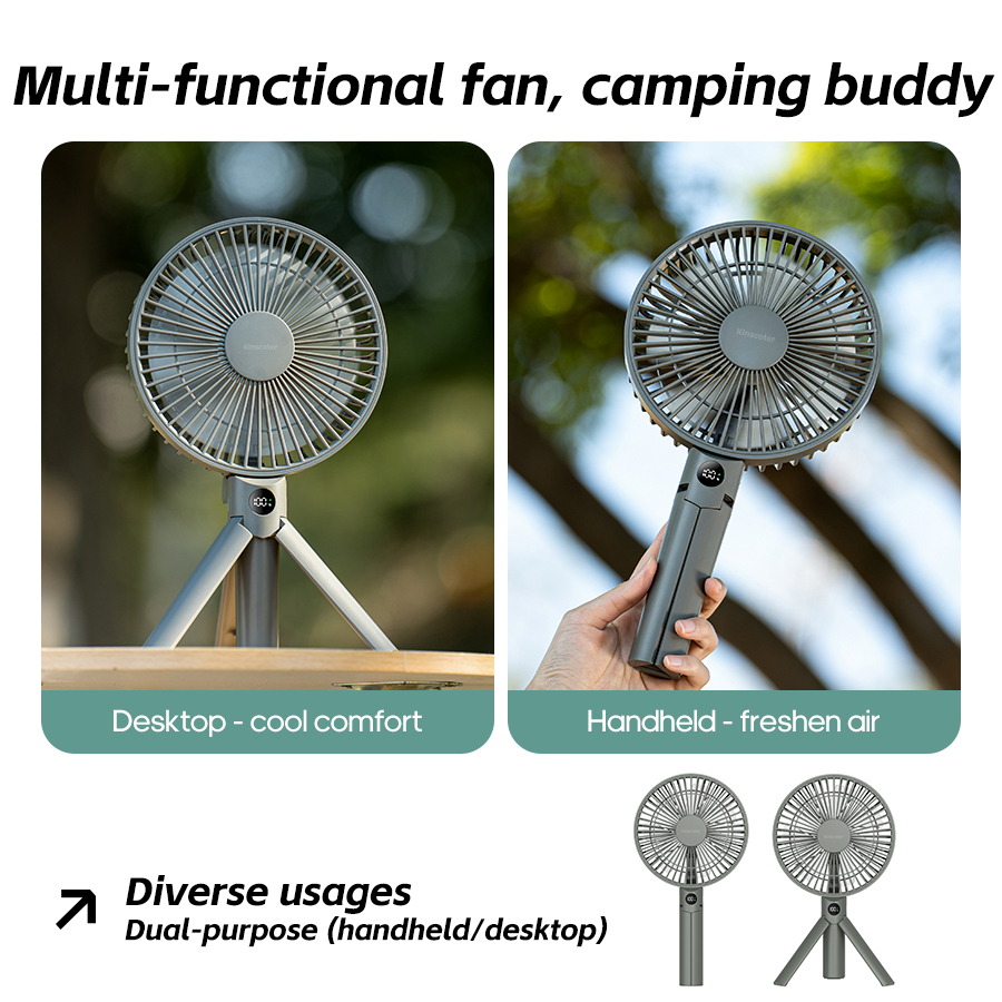Nuevo Ventilador de Mano Plega - Oscillating Fan Clip reseña y precio