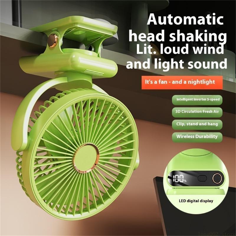 Mini ventilador D0AB con Clip  - Oscillating Fan Clip reseña y precio