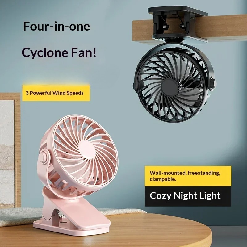 Ventilador Portátil con Clip,  - Oscillating Fan Clip reseña y precio