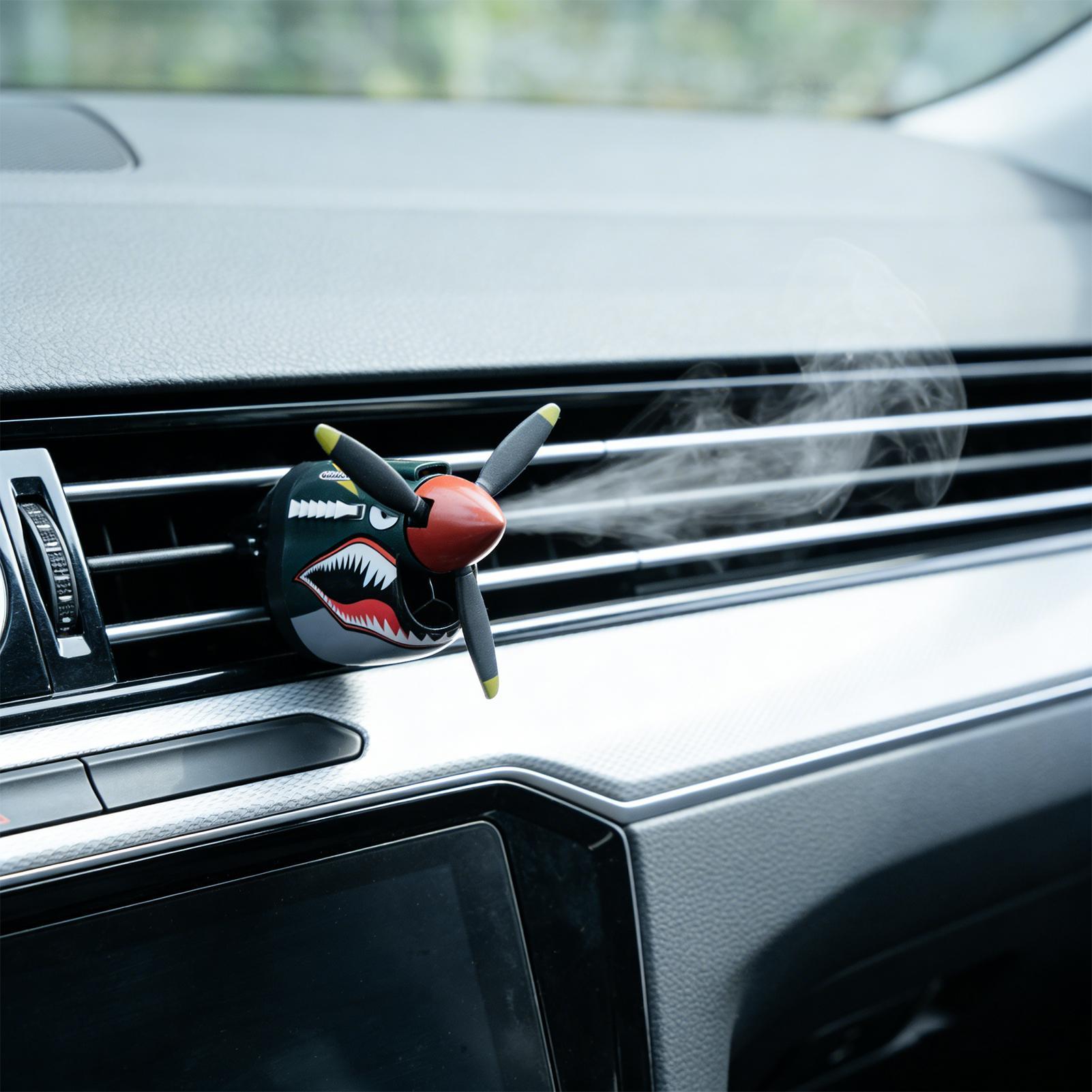 Ambientador para coche con hél - Oscillating Fan Clip reseña y precio