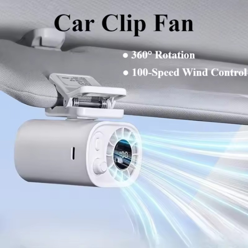 Ventilador de Coche con Clip 3 - Oscillating Fan Clip reseña y precio