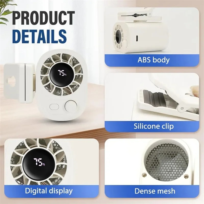 Ventilador de Coche con Clip 3 - Oscillating Fan Clip reseña y precio